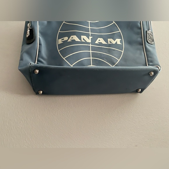 Vintage Pan Am Blue Toiletry Travel Bag Pan-Am - Picture 6 of 9